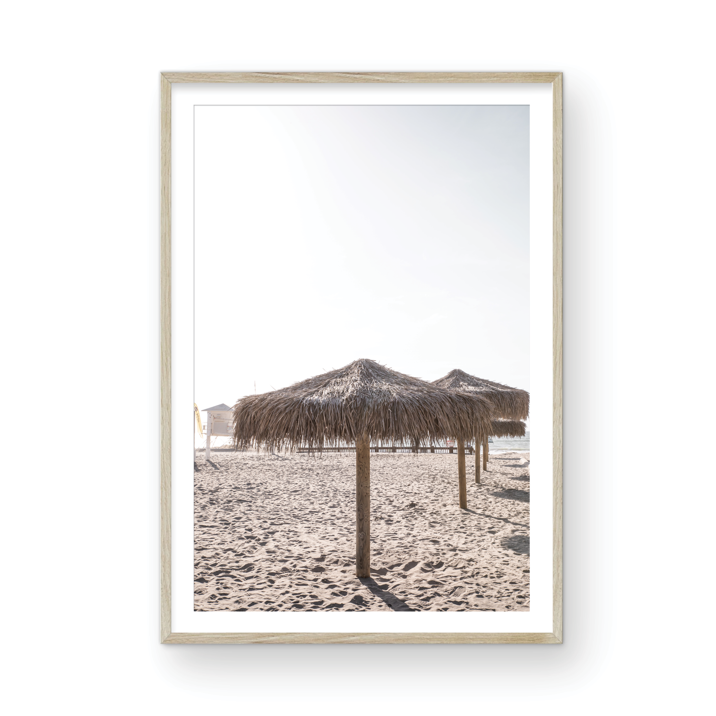 Framed Fine Art photograph of Moonlight Beach