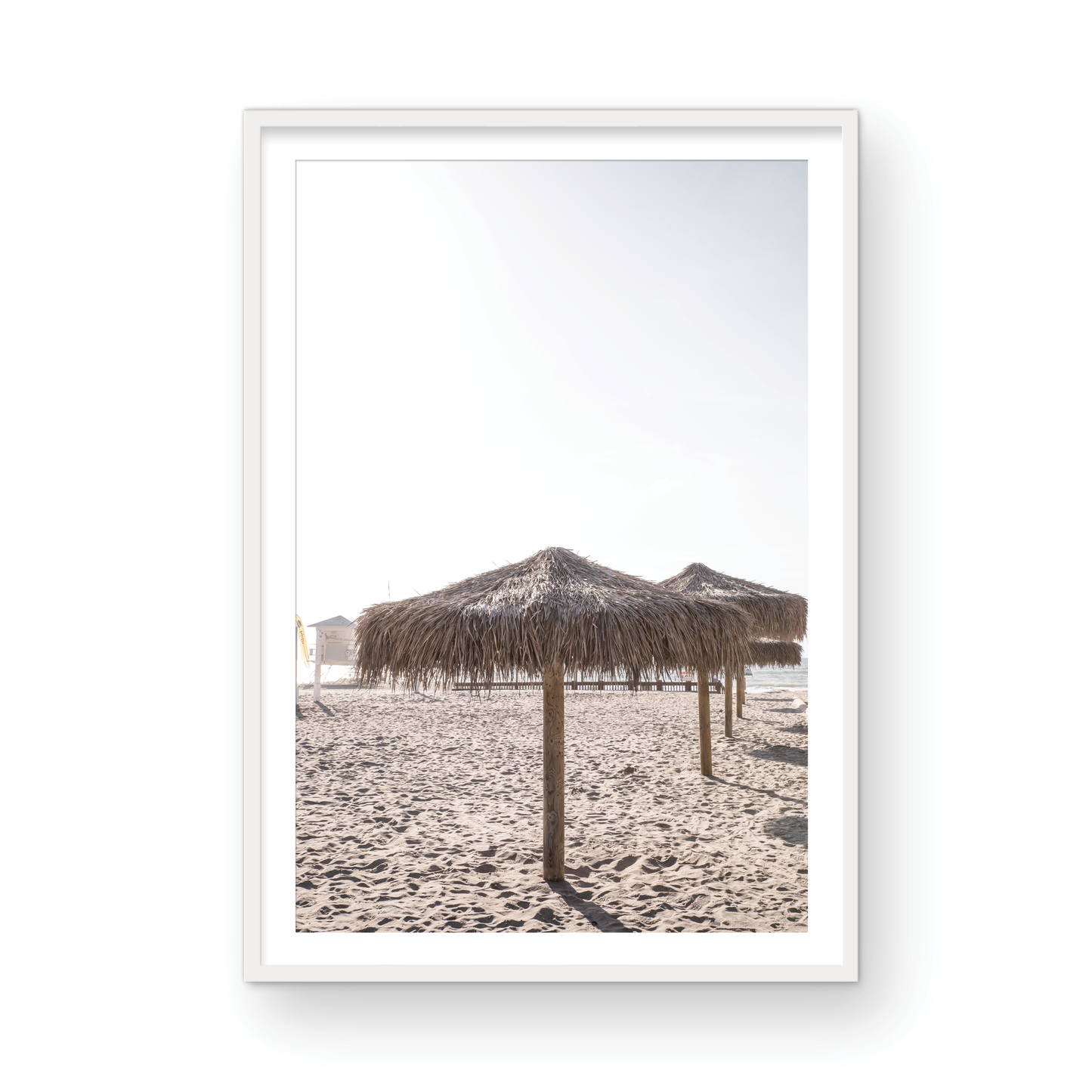 Framed Fine Art photograph of Moonlight Beach