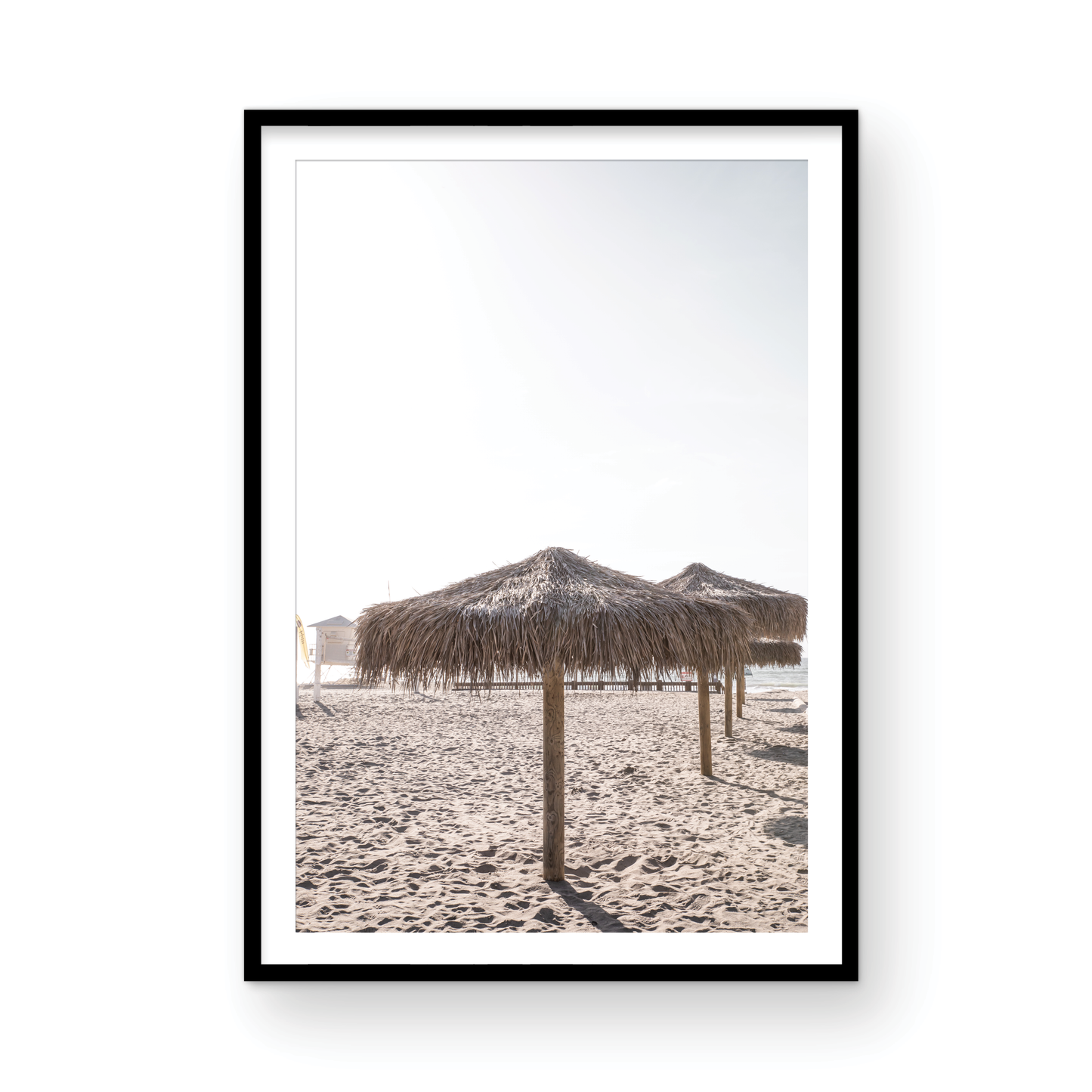 Framed Fine Art photograph of Moonlight Beach