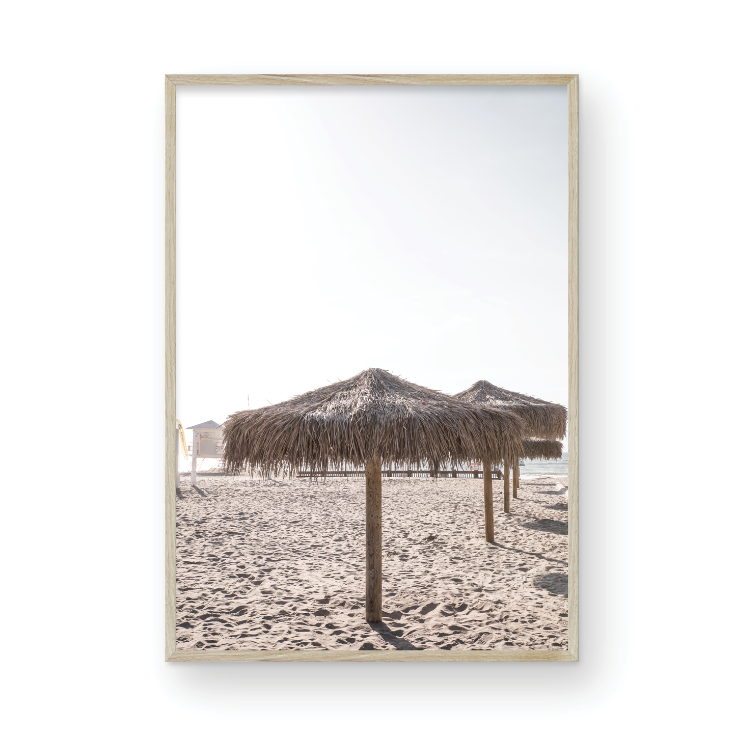Framed Fine Art photograph of Moonlight Beach