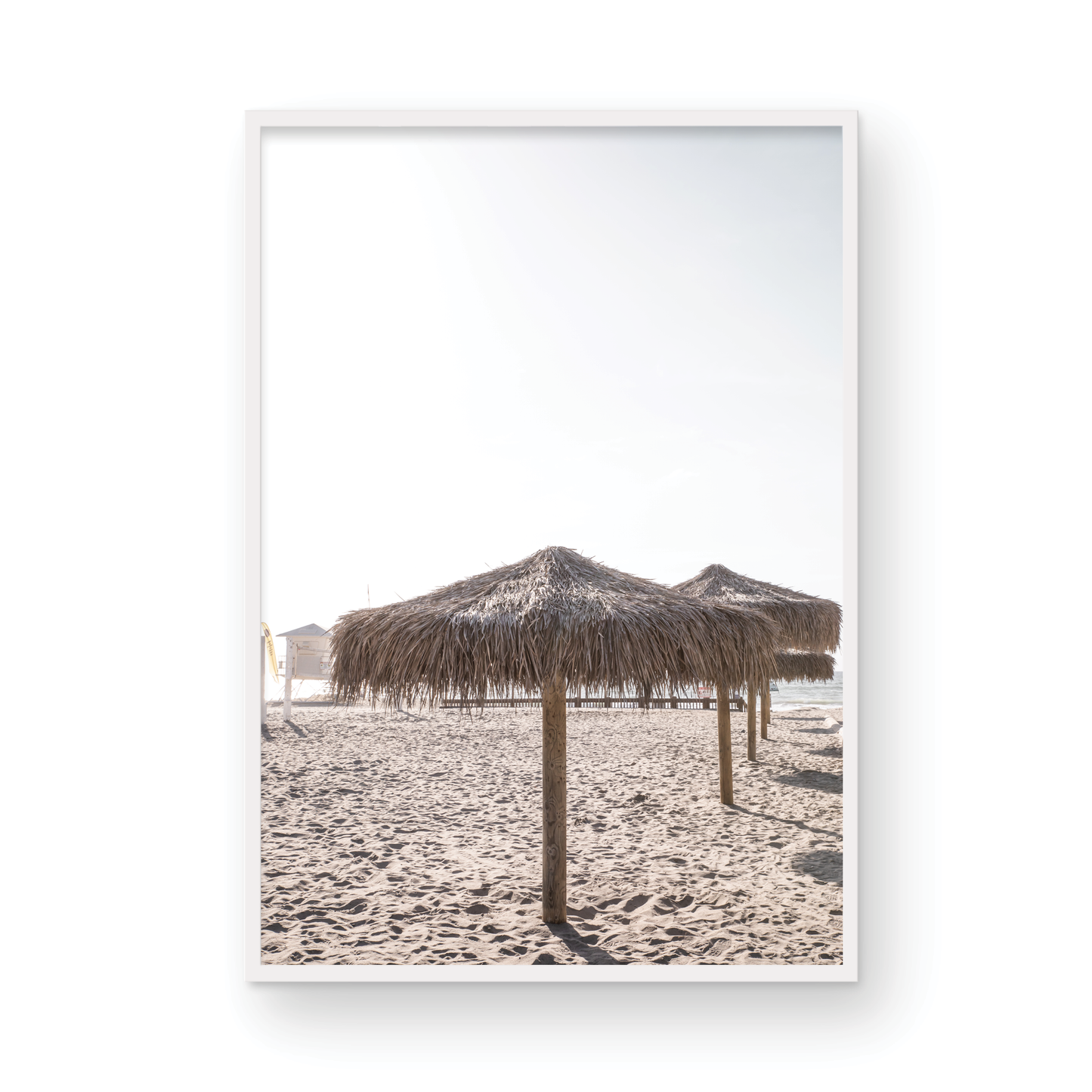 Framed Fine Art photograph of Moonlight Beach