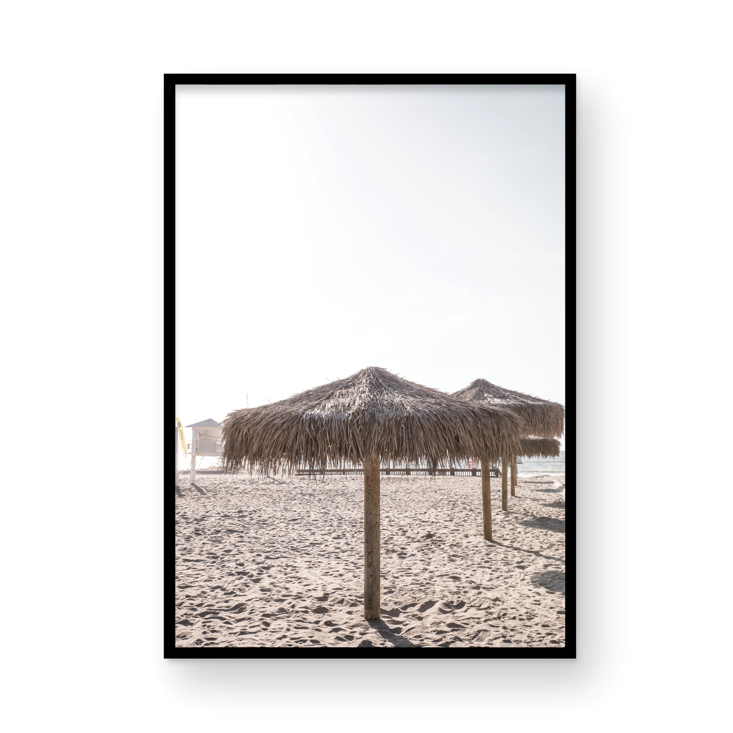 Framed Fine Art photograph of Moonlight Beach