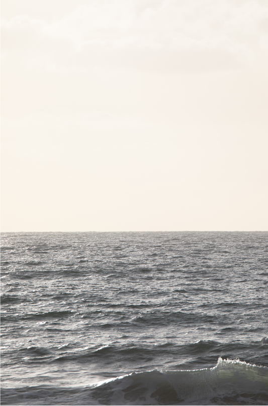 Fine Art photograph of waves at Moonlight  Beach
