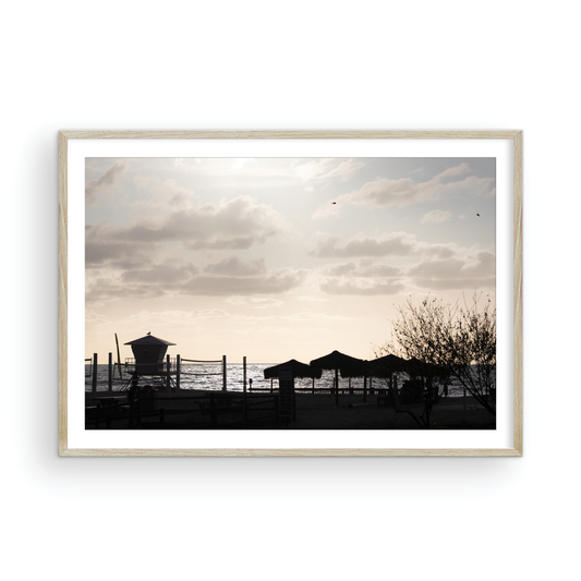 Framed Fine Art photograph of Moonlight Beach