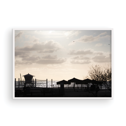 Framed Fine Art photograph of Moonlight Beach
