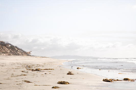 Fine Art photograph of Solana Beach with sand and waves