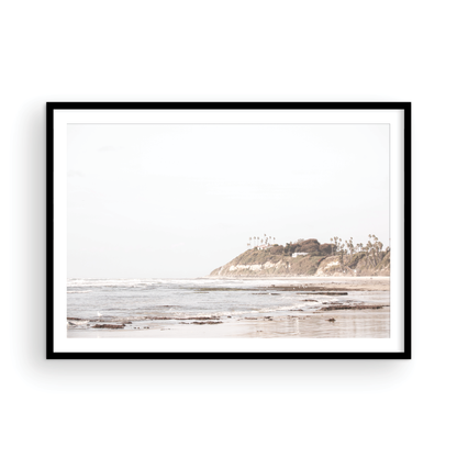 Framed Fine Art photograph of 
Swamis Beach