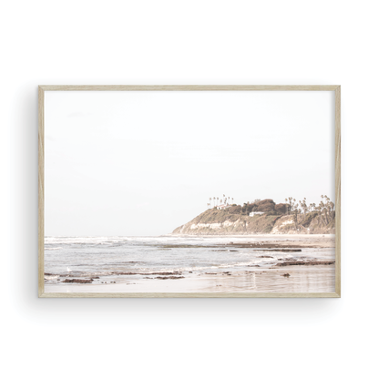 Framed Fine Art photograph of 
Swamis Beach