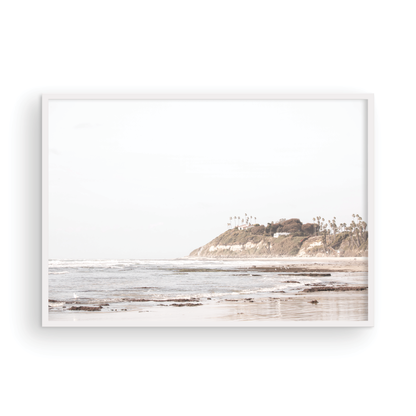 Framed Fine Art photograph of 
Swamis Beach