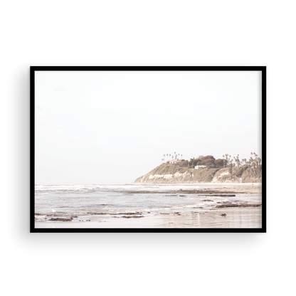 Framed Fine Art photograph of 
Swamis Beach