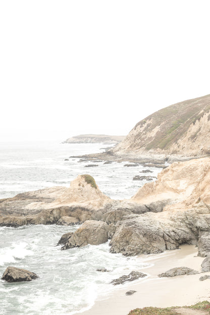 Photography by Salt Creek Prints of: Bodega Head 7708, Rugged serene coastline of Bodega Head, Bodega Bay, California