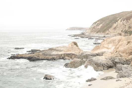 Photography by Salt Creek Prints of: Bodega Head 7709, Rugged serene coastline of Bodega Head, Bodega Bay, California