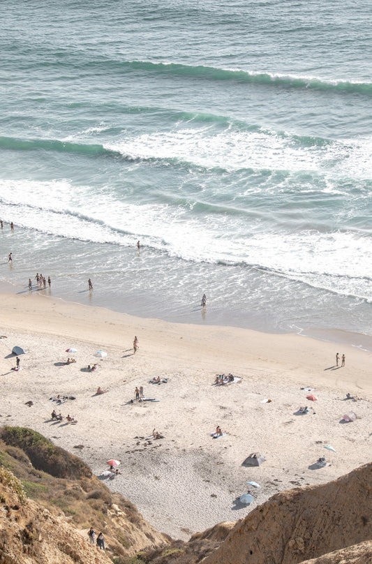 Photography by Kim Dybczak of: Black's Beach 1965