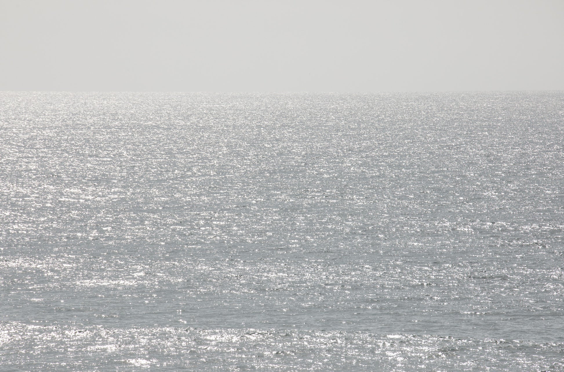 Photography by Kim Dybczak of: The coast shoreline stretches wide, with gentle waves smoothing the sand.