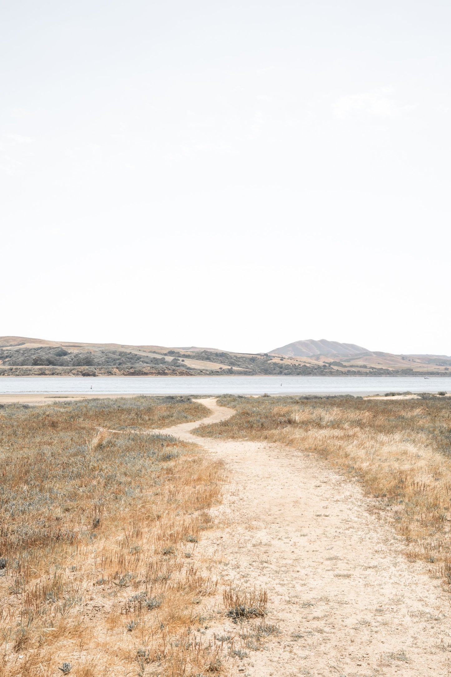Photography by Salt Creek Prints of: Tomales Bay 7148, Tomales Bay and the rolling hills of Marin County, California.