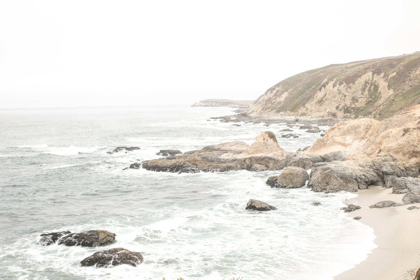 Photography by Salt Creek Prints of: Bodega Head 7711, Rugged serene coastline of Bodega Head, Bodega Bay, California