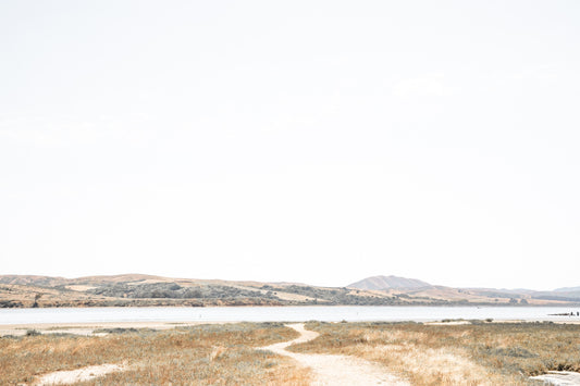 Photography by Salt Creek Prints of: Tomales Bay 7147, Tomales Bay and the rolling hills of Marin County, California.